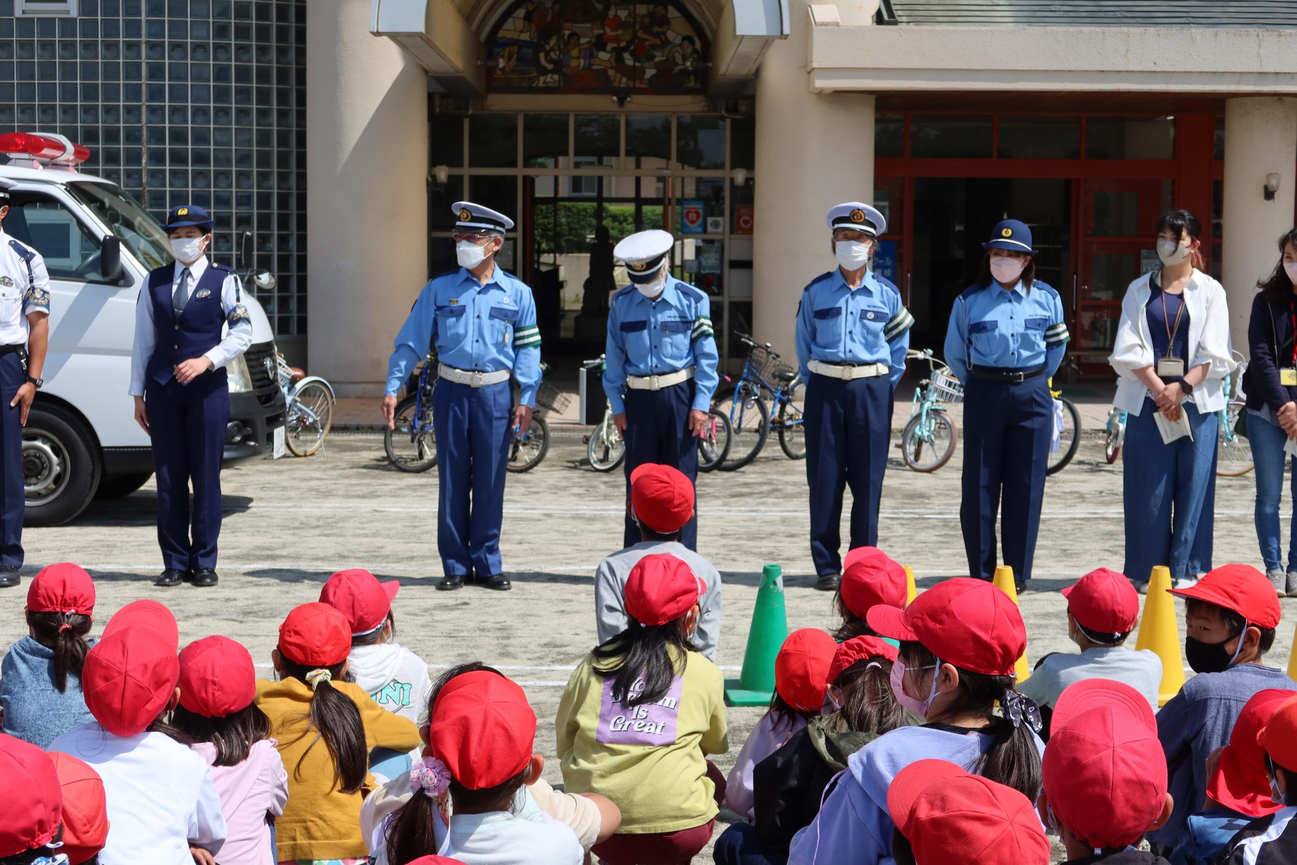 小学生児童の自転車安全教室始まる